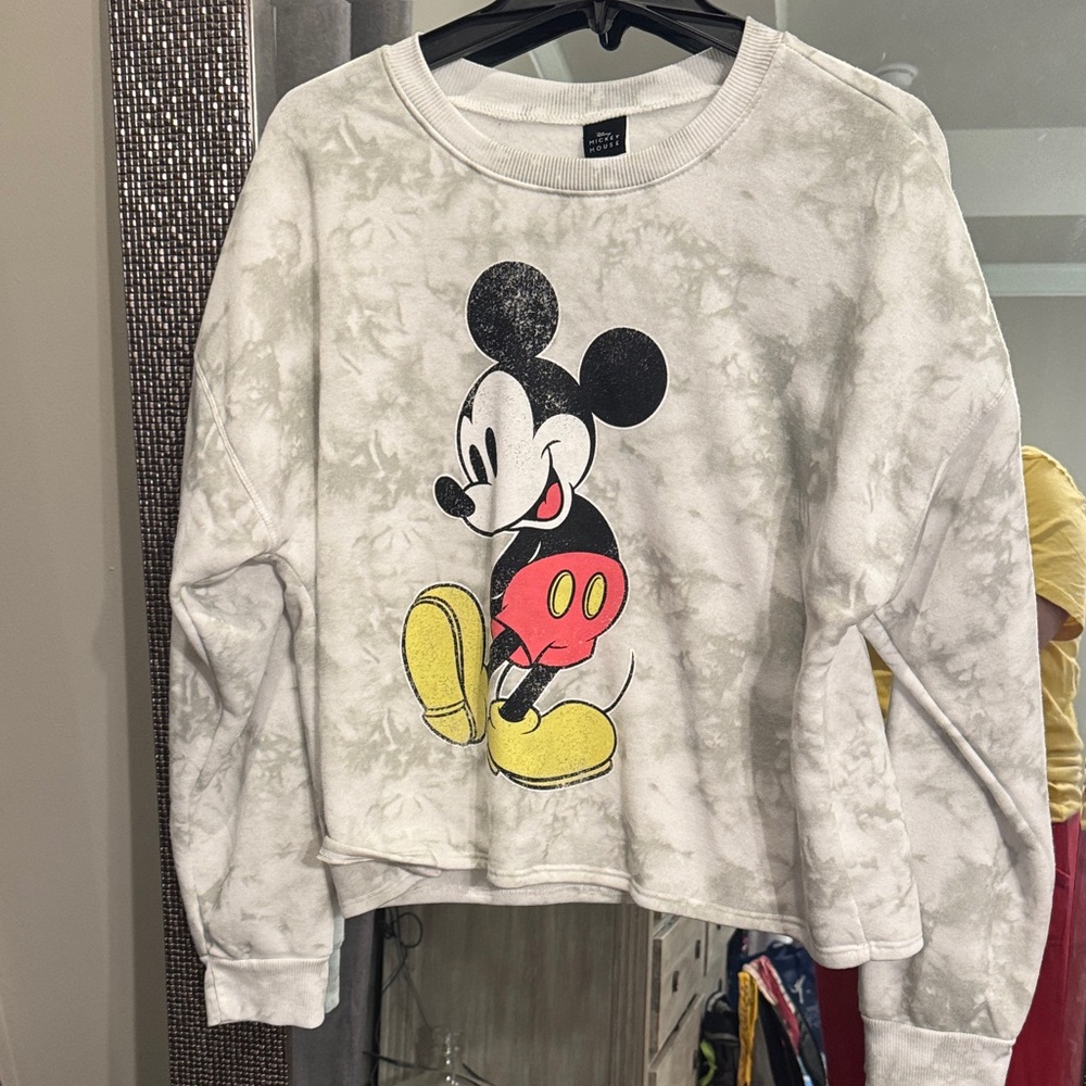 Disney Mickey Mouse Cream Sweatshirt